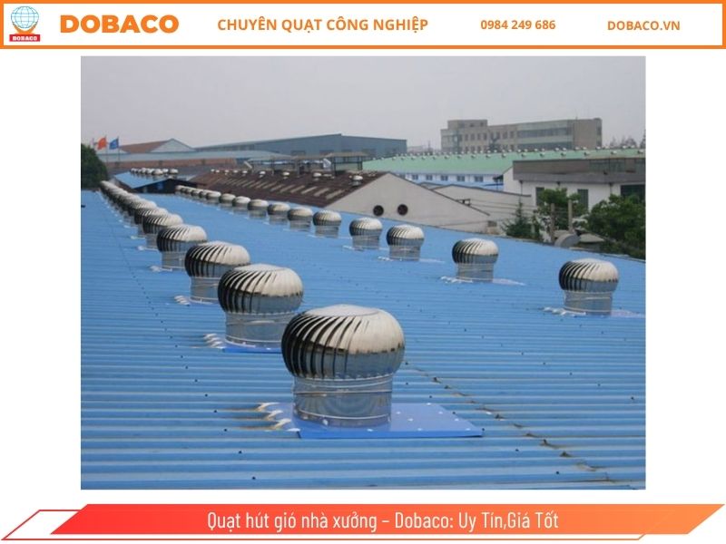 Quạt hút gió nhà xưởng – Dobaco_ Uy Tín,Giá Tốt